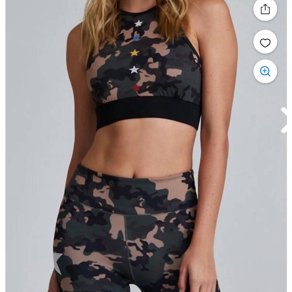 Noli Combat Camouflage Aria Sports Bra Large - Picture 4 of 5